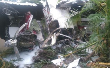 Dentro de la vivienda no hay personas afectadas por el impacto, destacó la Aerocivil. El Colombiano