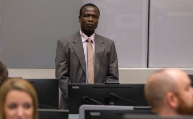 Dominic Ongwen, ante la Corte Penal Internacional el 21 de enero pasado. AFP