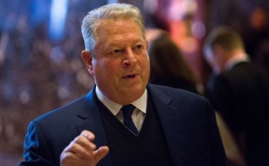 Al Gore se reunió este lunes con Donald Trump. AFP