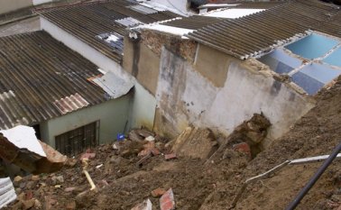 A las viviendas que resultaron afectadas no se les ha hecho una inspección técnica por parte de la Secretaría de Infraestructura de Pamplona. Roberto Ospino
