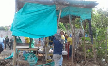 En Boconó, detrás de La Coralina, se registró el último intento de invasión en Cúcuta. La secretaría de Gobierno y la Policía, erradicaron los cambuches que se estaban haciendo. Cortesía