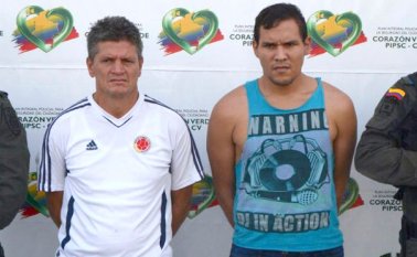 Rafael Alivio Galvis Viviescas, de 45 años; y Nicolás Andrés Navas Cuadros, de 23 años de edad. Policía