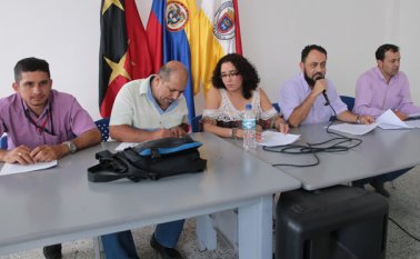 Representantes de Sintraeup, Undeptcup, Aspu, Sindepup, los cuatro sindicatos de la Unipamplona, se pronunciaron respecto a la elección de rector. César Obando