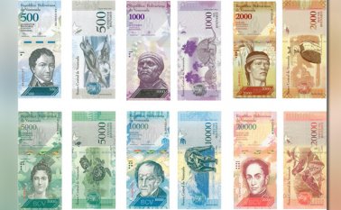 Con las nuevas denominaciones, que van de 500 a 20.000 bolívares, las autoridades esperan facilitar las transacciones comerciales. Cortesía