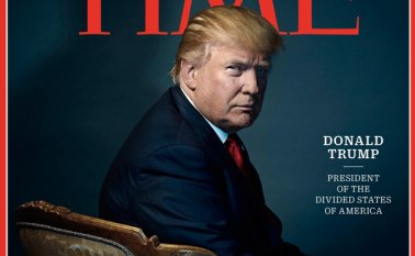 La revista Time designó al presidente electo Donald Trump como su Personaje del Año. Time explicó que otorgó el título a la persona que ha tenido mayor influencia sobre los sucesos “para bien o para mal”. AFP