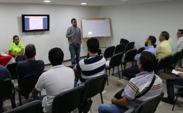 Ya hubo una socialización entre empresarios del centro comercial a Cielo Abierto y representantes de la administración municipal.  Cortesía