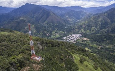 La antena permite la comunicación telefónica de los municipios de Arboledas, Cucutilla, Durania y Bochalema con el resto del mundo.  Archivo La Opinión
