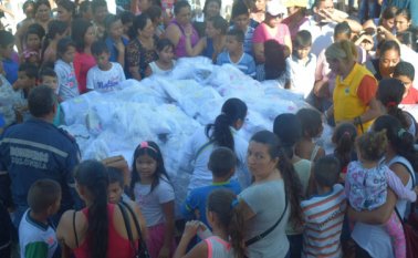 La actividad se realizó en la Plaza de Banderas. Cortesía