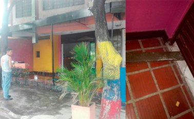 Los bandidos revolcaron el lugar y se llevaron dinero en efectivo, un celular y una computadora portátil. Cortesía