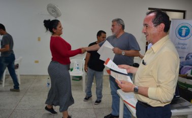 Las charlas y actividades didácticas se cumplieron en el hospital Emiro Quintero Cañizares de Ocaña. Javier Sarabia