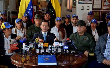 Militar de cualquier rango o posición que sea sorprendido en actos de corrupción será automáticamente pasado a la orden de tribunales, según Vielma Mora. Twitter Vielma Mora