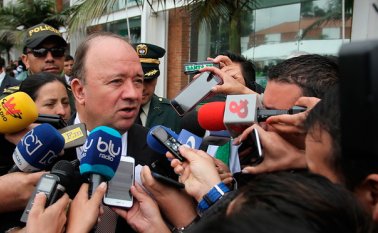 Ministro de defensa, Luis Carlos Villegas. Colprensa