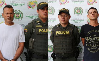 Wilson Mazo Marín y Edinson Ramírez Gil. Policía Nacional