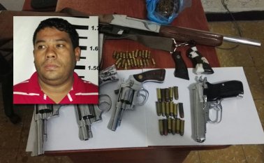 Señalado de ser el encargado de guardar las armas de fuego al servicio de la compañía Comandante Diego del Ejército de Liberación Nacional (Eln) Policía