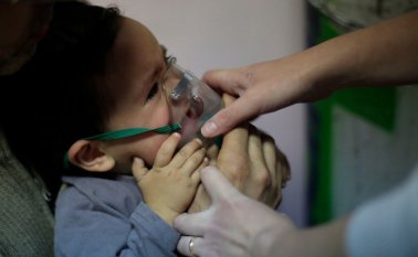 Fiebre alta y somnolencia, secreciones nasales, tos y secreción continua, deshidratación y dificultad para respirar. Tomada de internet