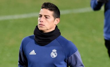 James Rodríguez, centrocampista del Real Madrid. AFP