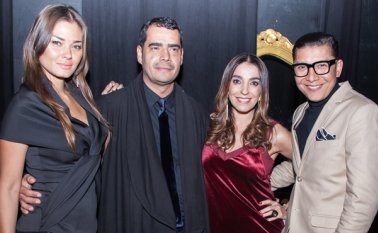 Los jurados de Next Top Model, Karen Carreño, Mauricio Vélez, Kika Rocha y Franklin Ramos. Cortesía