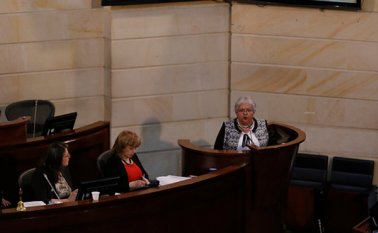 Debate en Plenaria de Senado sobre la Ley de Amnistía.  Colprensa