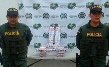 Al parecer, los artículos pirotécnicos iban a ser comercializados este martes, aprovechando las celebraciones de novena de aguinaldos. Policía Nacional