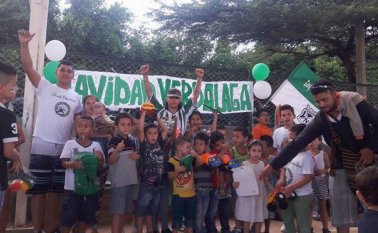 Este año, los del sur Villa del Rosario realizaron su primera Navidad Verdolaga en el barrio Santa Bárbara. Cortesía