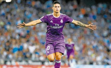 El colombiano James Rodríguez es uno de los futbolistas más observados por los equipos europeos que buscan reforzarse en el mercado de enero. AFP