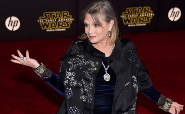 Su personaje de Leia Organa la siguió toda su carrera. AFP