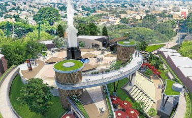 La construcción del mirador turístico Cristo Rey, en el barrio La Cabrera, sería una de las primeras obras en ejecutarse. Cortesía