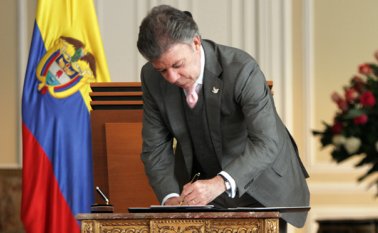 Juan Manuel Santos, presidente de Colombia. Colprensa
