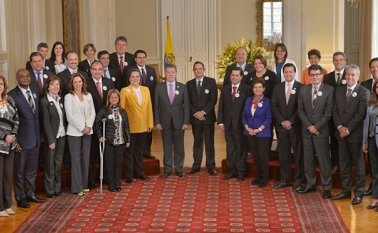 El gabinete del presidente Juan Manuel Santos sufrirá varios cambios en los próximos meses, no solo por los ajustes que decida el mandatario, sino por las renuncias que se avecinan por parte de los funcionarios que aspiran a meterse en la carrera electoral de 2018. Archivo