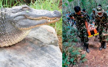 La víctima, la francesa Muriel Benetulier, fue trasladada a un hospital, pero se encuentra fuera de peligro. Tomada de Twitter