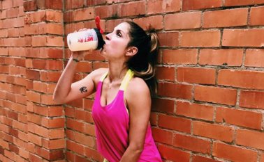 Valentina dejó claro que ya superó la vigorexia, trastorno del comportamiento que se caracteriza por la obsesión de conseguir un cuerpo musculoso y perfecto. Tomada de Instagram