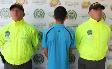 El hombre fue capturado en la manzana 3 lote 7 del barrio Torcoroma III. Cortesía