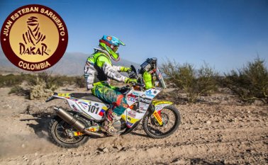 El piloto colombiano juan Esteban ‘Chilo’ Sarmiento, en una semana dura del Ralli Dakar suramericano 2017, ha sabido sortear las dificultades conluída la quinta etapa. Rally Dakar