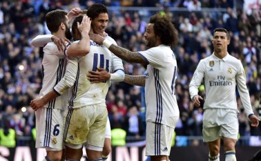 El Real Madrid goleó 5-0 al Granada AFP