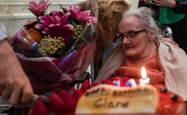 Clare Hollingworth tenía 105 años. AFP