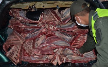 La secretaria de Salud de Cúcuta, Judith Ortega, advirtió que el ingreso de esta carne se está dando de manera permanente por los puentes Francisco de Paula Santander y Simón Bolívar. Archivo
