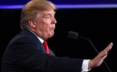 Trump tenía previsto visitar Washington este martes y ver los preparativos para la ceremonia de su investidura, que ocurrirá el viernes. AFP