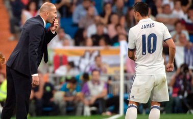 El colombiano empezó el año 2017 con buenas sensaciones en los dos primeros partidos, pero se resintió de una lesión en el sóleo izquierdo en los días previos al partido de vuelta de octavos de final de la Copa del Rey contra el Sevilla. Archivo