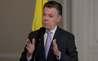 El mandatario aprovechó ese espacio para agradecerle al presidente Barack Obama por su apoyo durante su Gobierno. Colprensa