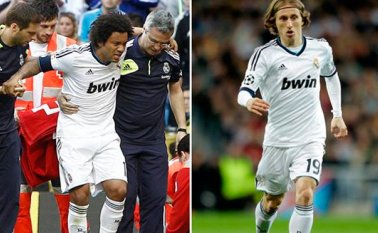 Marcelo y Modric. Getty Images