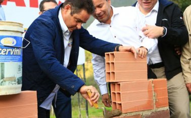 El presidente Germán Vargas Lleras hizo varias publicaciones en su cuenta de Twitter durante su visita a Norte de Santander. Archivo