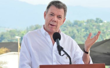 Juan Manuel Santos, presidente de Colombia. Colprensa