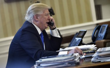 Donald Trump, presidente de los Estados Unidos. AFP