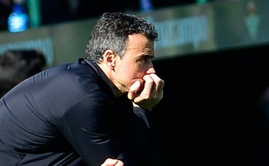 Luis Enrique, técnico del Barcelona AFP