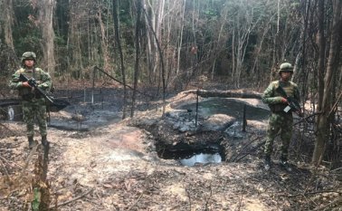 El material obtenido hacía parte del subsistema de recursos del frente Juan Fernando Porras Martínez del Eln. Ejército Nacional