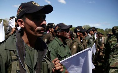 El bloque Caribe de las Farc se movilizó hasta Pondores en la Guajira. Colprensa