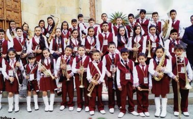 Banda juvenil de Arboledas Eliseo Moreno. Tomada de Internet