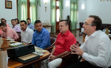 La junta directiva fue presidido por el gobernador, William Villamizar Laguado, la alcaldesa de Chinácota, el gerente de la ESE Sur Oriental, Jaime González, entre otros miembros de la junta directiva, diputados y concejales. Cortesía