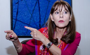 Marta Lucía Ramírez fue la candidata del Partido Conservador a la Presidencia, en 2014. Colprensa
