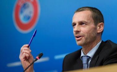 El presidente de la Uefa Aleksander Ceferin, expuso ayer en una rueda de prensa que le pedirá a la Fifa otorge más casillas a los países de Europa pensando en el nuevo formato para el Mundial de 2026. AFP